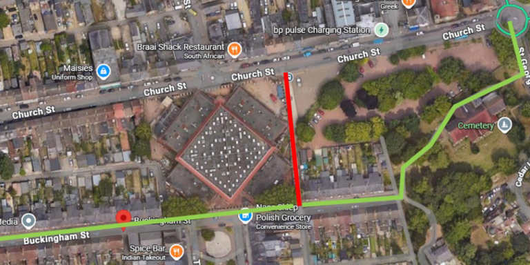 Footpath closure
